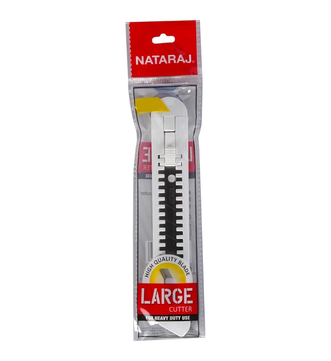 Nataraj Large Cutter – Alloy Steel Blade with Anti-Rust Coating | Big Size Safety Cutter with Plastic Body| Smooth & Effortless Cutting view 2