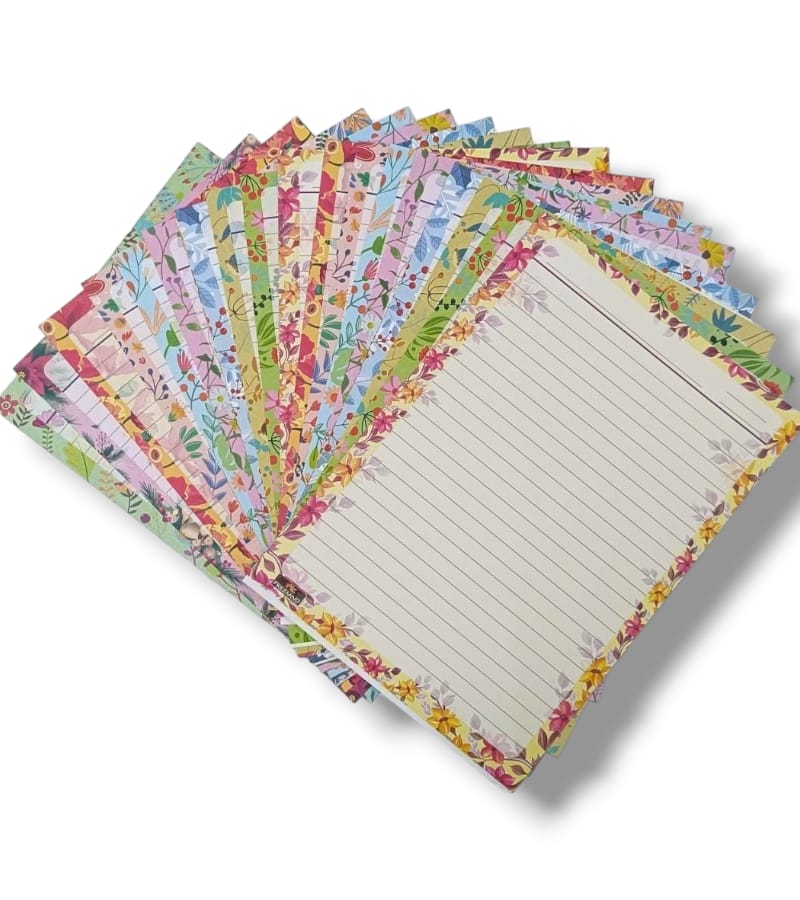 Freemind A4 Water Designer Sheets –Single Line Interleaf, 20 Sheets of 10 Designs, 29.7 x 21 cm - New view 2