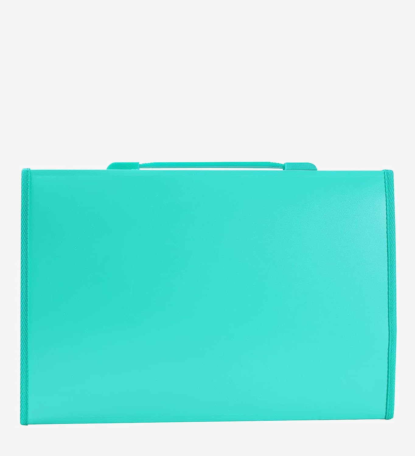 12-Pocket Expanding File Folder with Handle and Buckle Closure - Green | A4 Size Document Organizer view 3