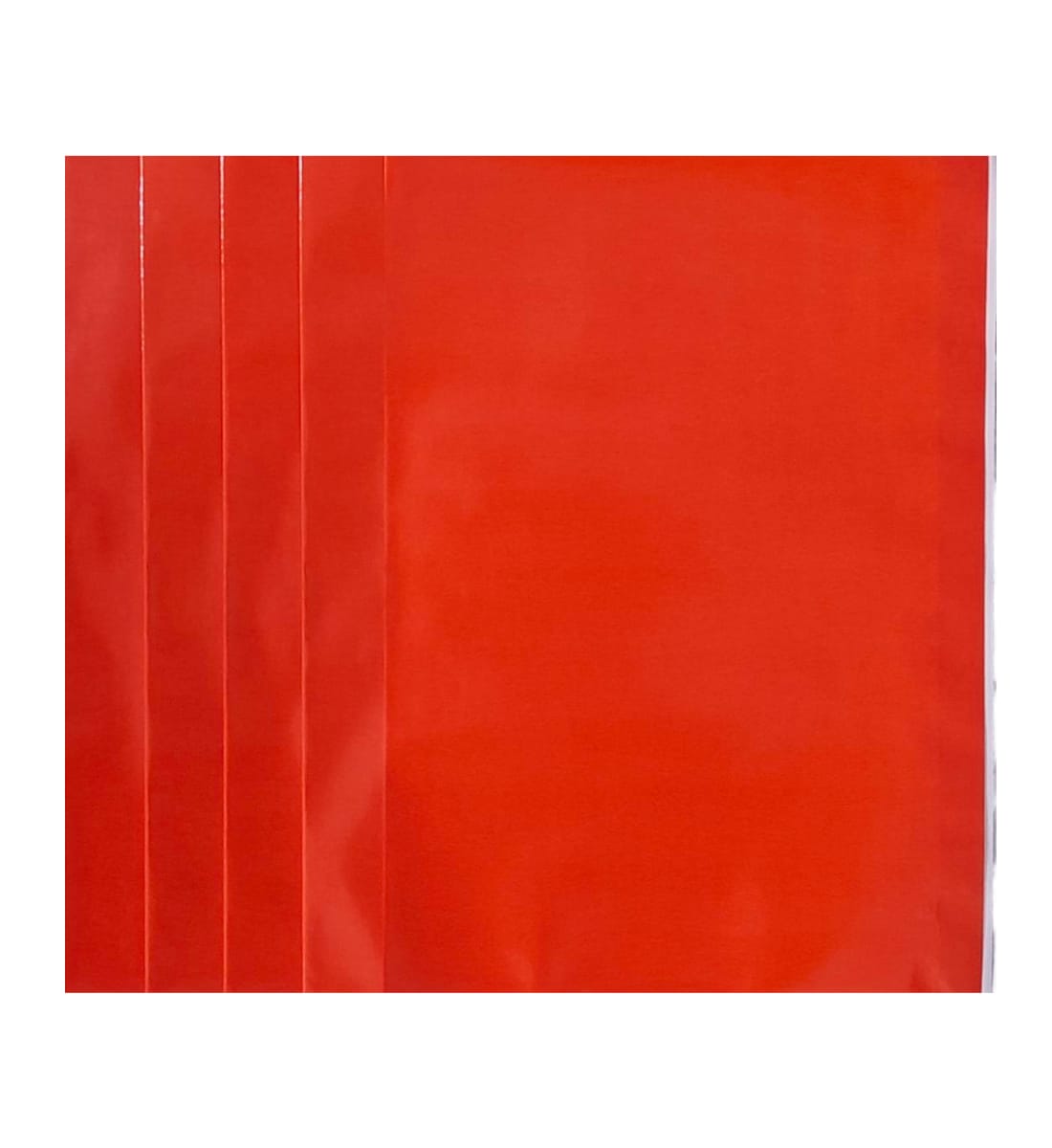 Laminated Red Book Cover | School Book Cover – Waterproof & Durable Ready-to-Use Notebook Covers (20 Pcs, 35x48 cm) view 5