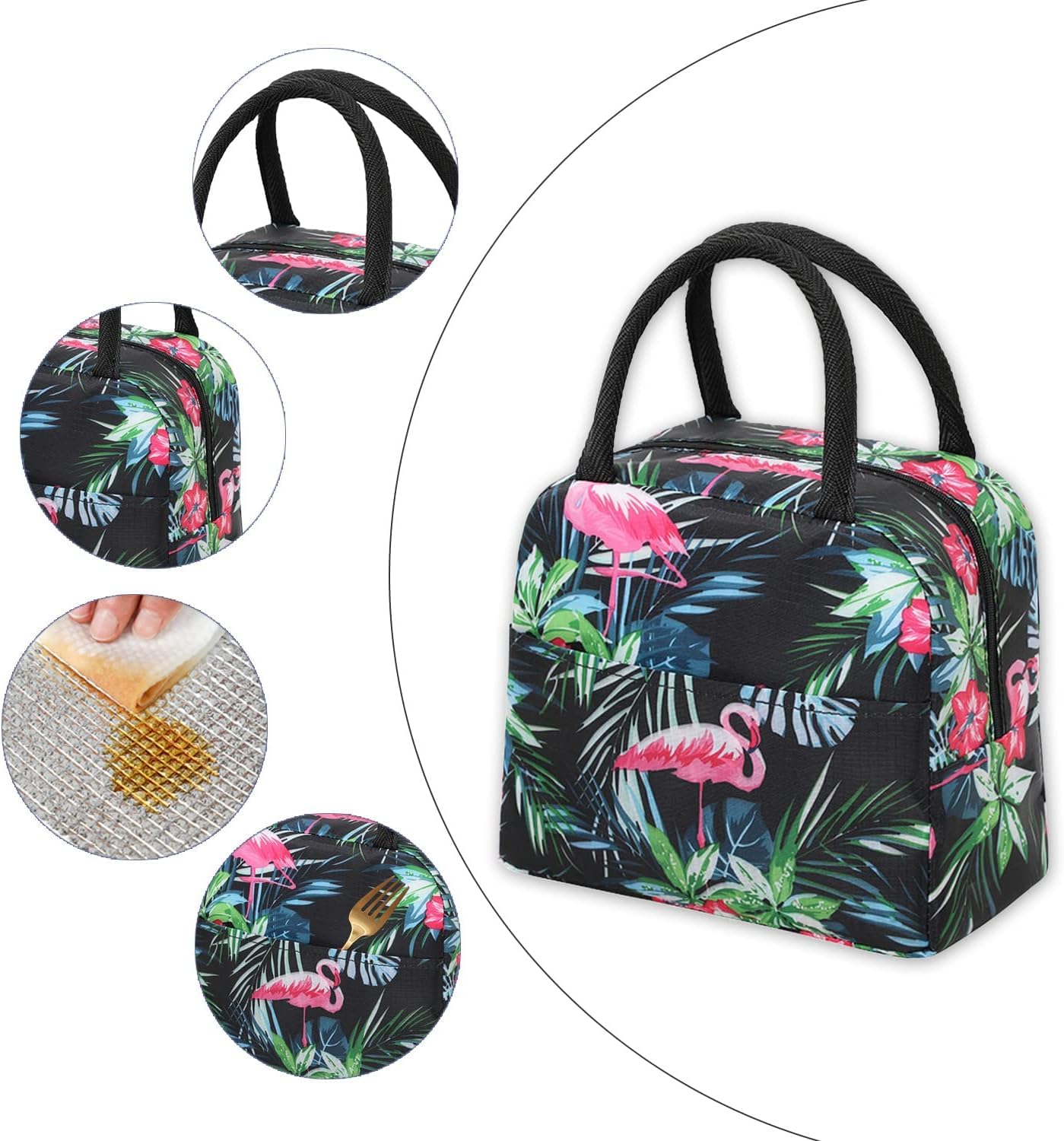 Sanitary Napkin Storage Bag, 1 Pack Sanitary Storage Bag with Zipper 5x5 inches for Girls/Women/Ladies (Any Design Printed) view 4