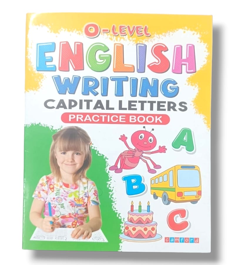 0-Level English Writing Capital Letters Practice Book for Kids