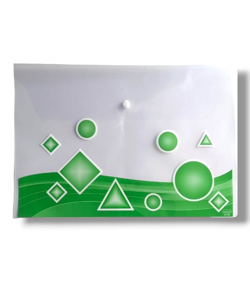 Aarpee FC Document Folder – Geometry Print, 0.12 mm, Pack of 1