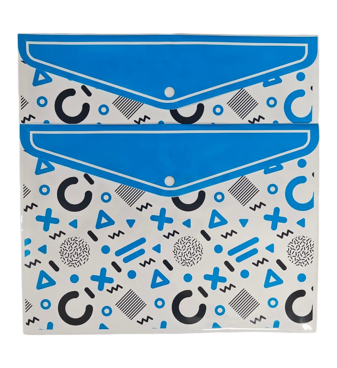 Aarpee FC Document Folder – Symbols Print, 0.16 mm, Pack of 2