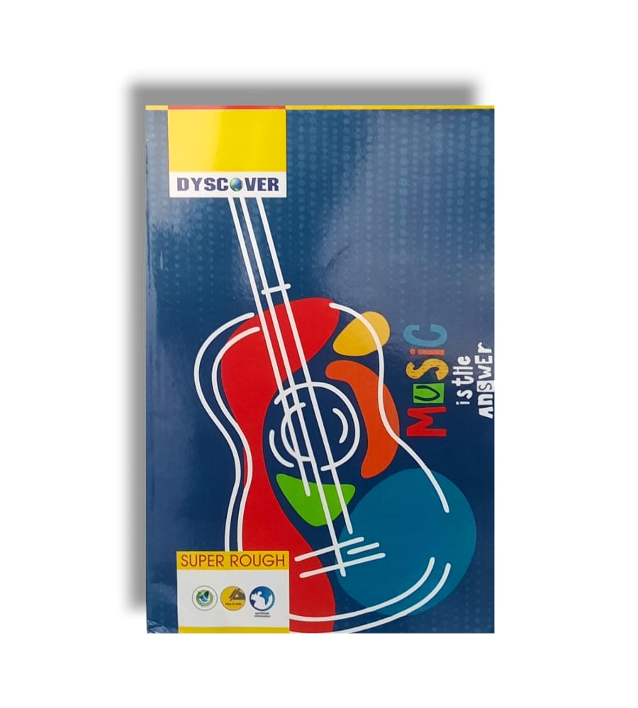 Dyscover A4 Super Rough Notebook - Single Line 284 Pages