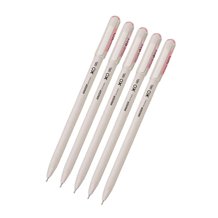 HAUSER XO Gel Pen – Red Ink | 0.7 mm | Pack of 2