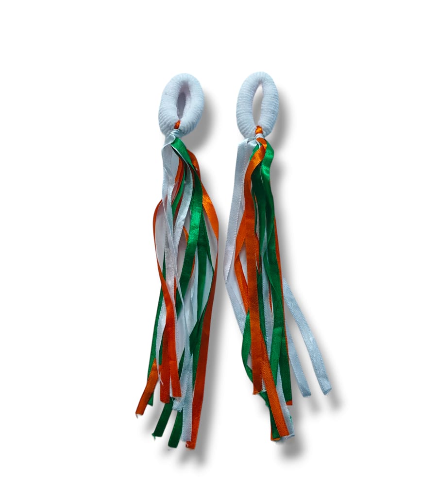 India Tiranga Rubber Hand Band for Kids - Set of 2
