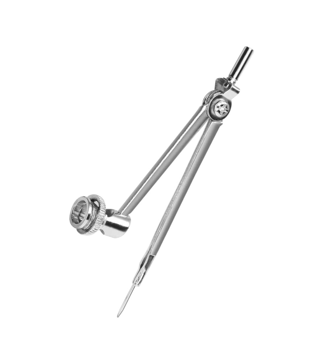 Oddy School Compass – Silver Metal Vintage Drawing Tool for Students, Engineers & Artists